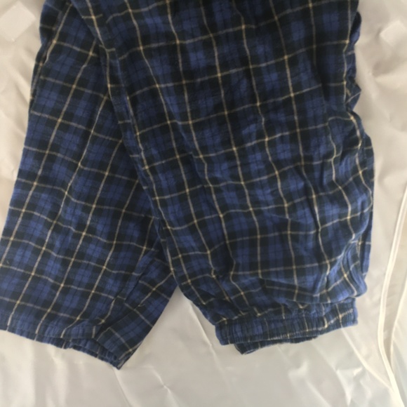 Stafford Other - Stafford Sleepwear Blue Plaid Mens Flannel Pajamas